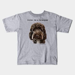 Cockapoo Dog Sister Kids T-Shirt